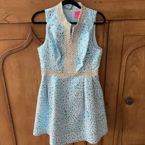 Lilly Pulitzer Jacqured dress
